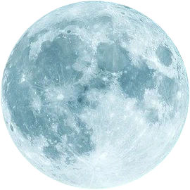 Luna llena con el nombre del restaurante