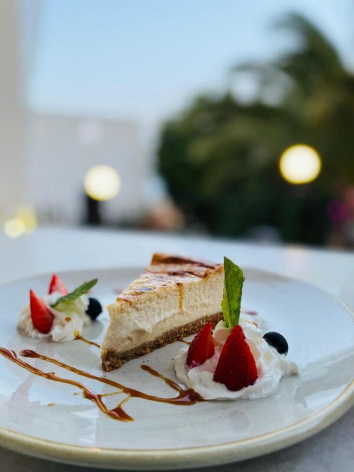 Plate with a piece of cake